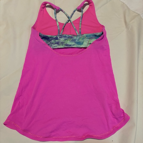 Ivivva strappy tank with built in sports bra - size 10 - Picture 1 of 5